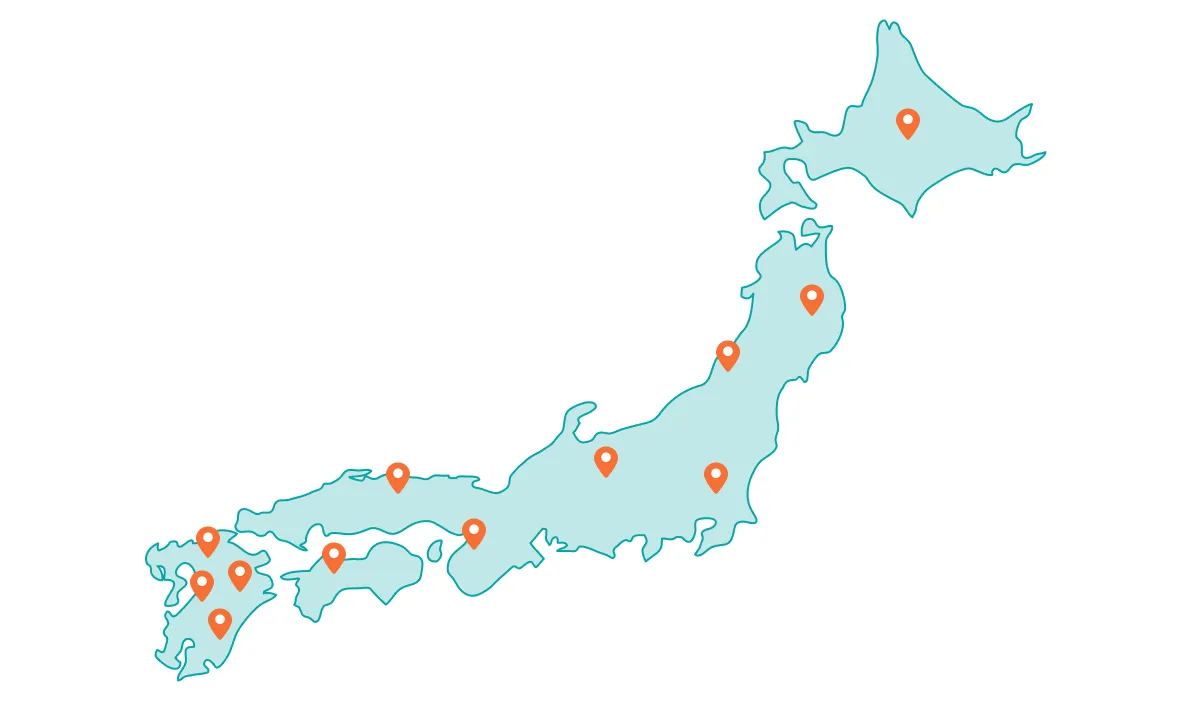 <span>医健の臨床実習</span>全国で実習が経験できる!