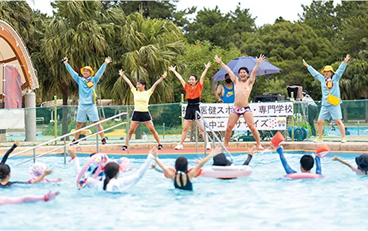 海の中道海浜公園サンシャインプール 水中エクササイズ